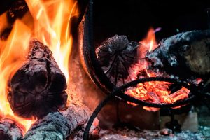 Como hacer fuego para un asado